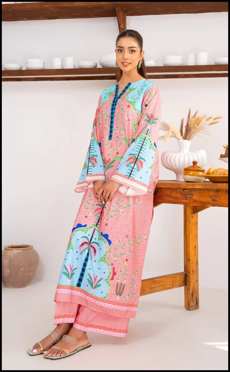 Peach Paradise Long Co-ord Set