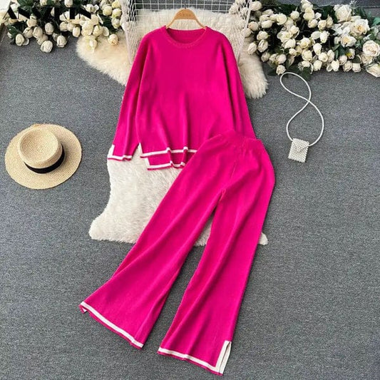 Winter Oversize Track suit Pink