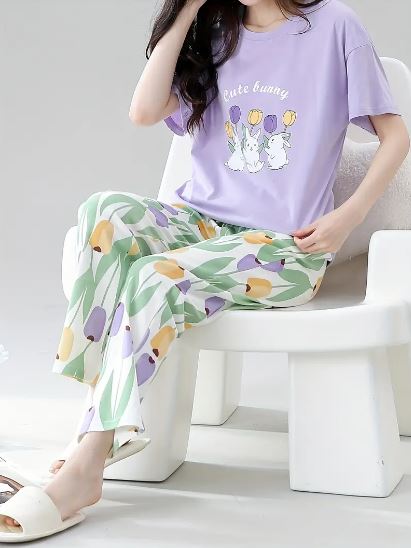 Tulip Bunny Dreams Pajama Set