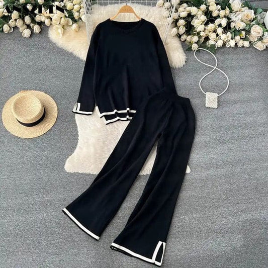 Winter Oversize Track suit Black