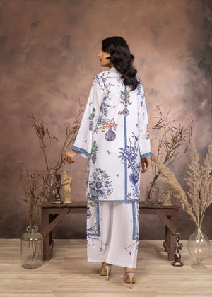 Azure Vase Swiss Lawn Co-ord Set