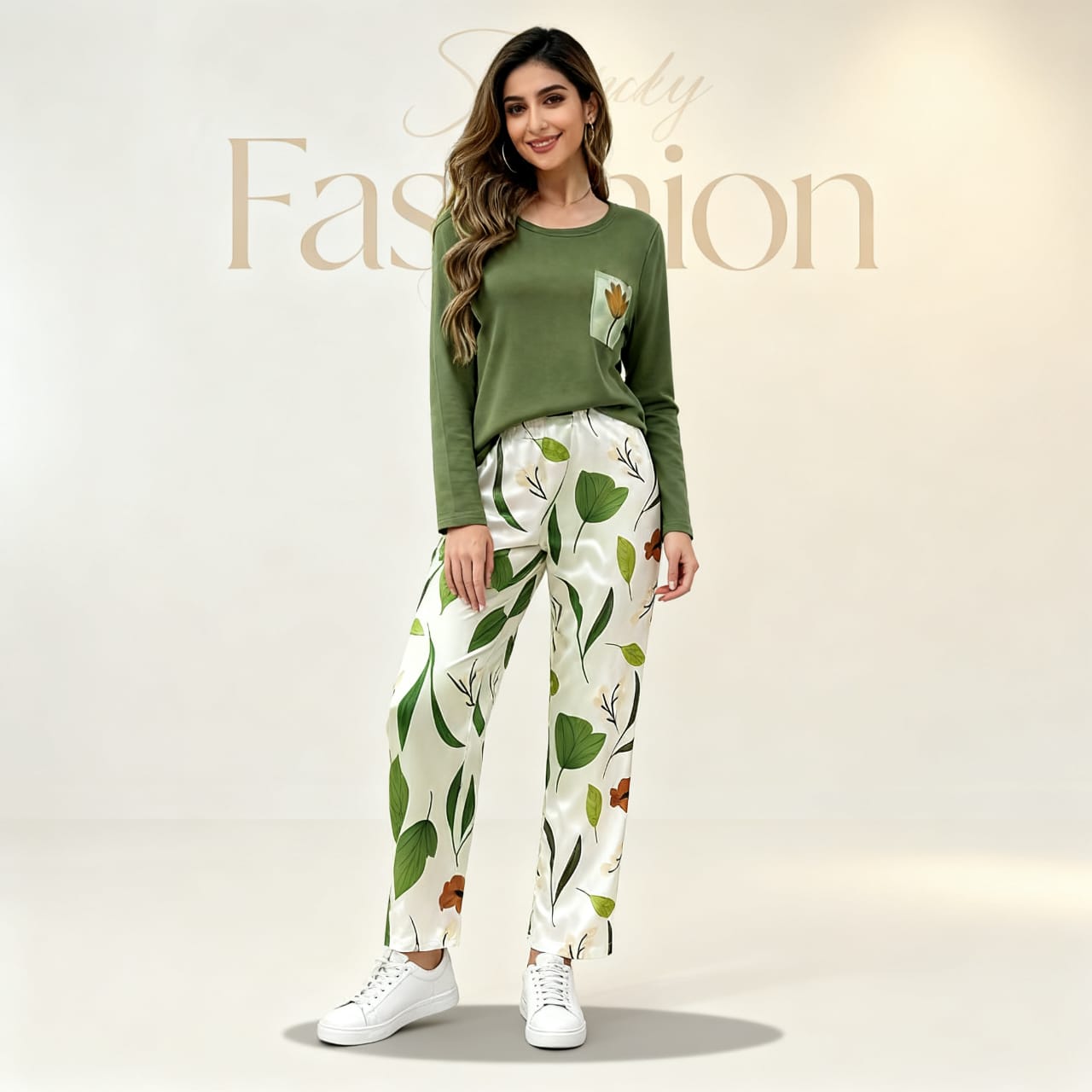 Chic Loungewear in Green
