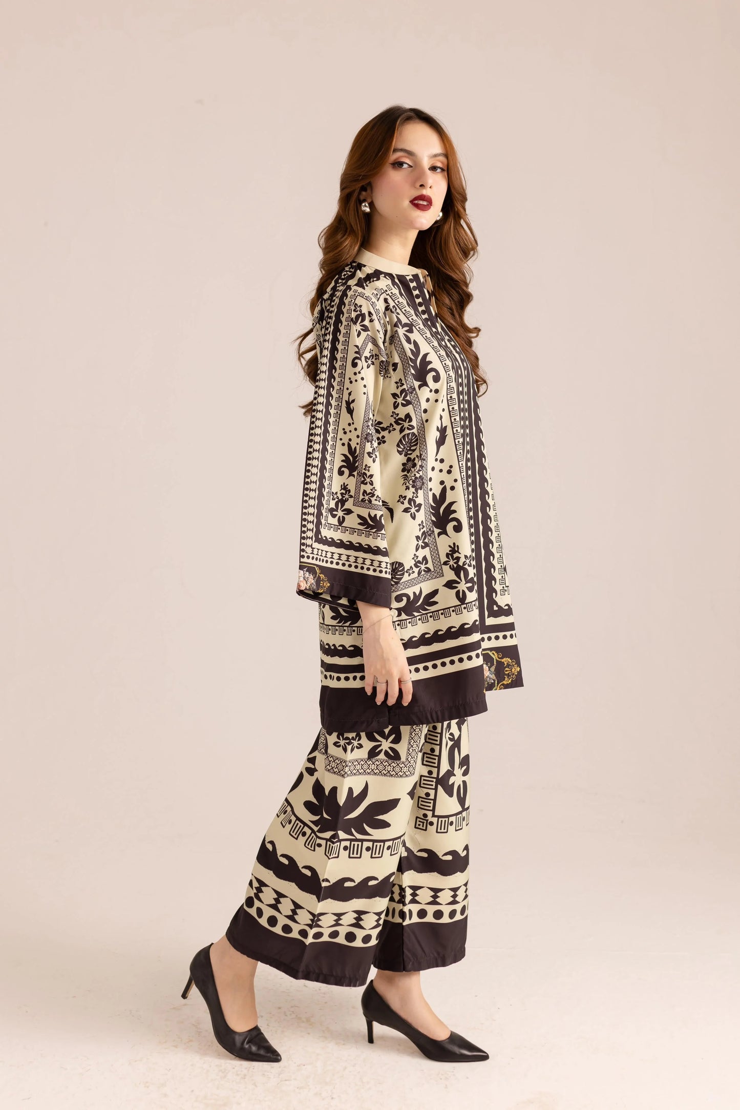 Premium Crepe Stitched Co-ord – Soft & Matte Finish