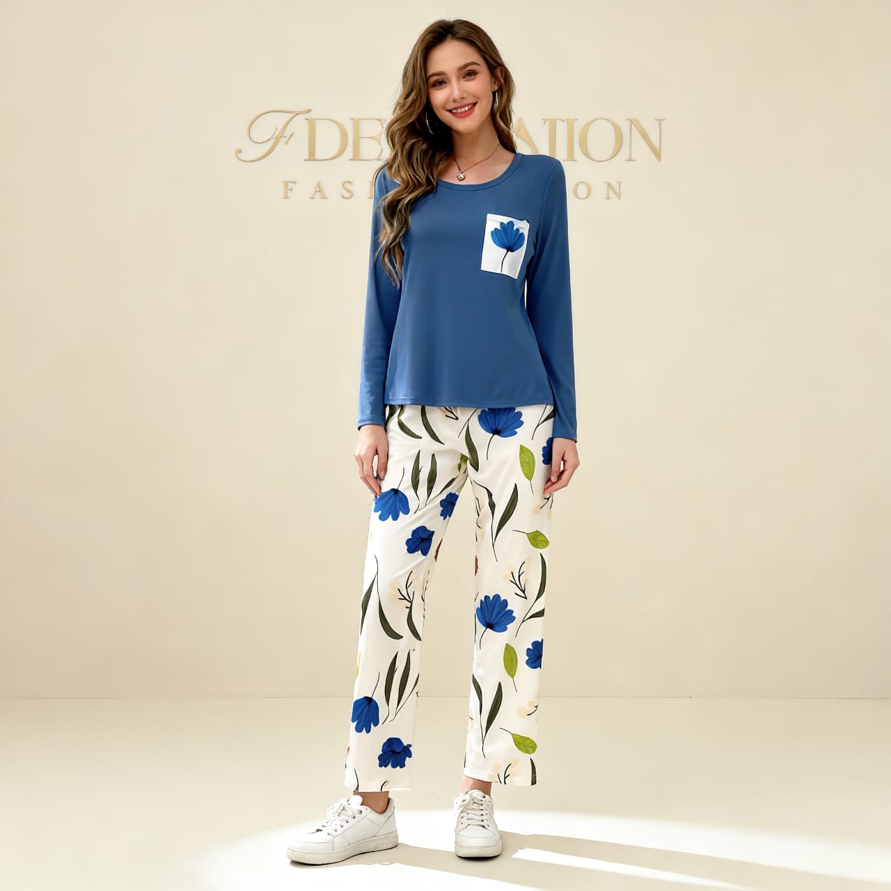 Chic Loungewear in Blue