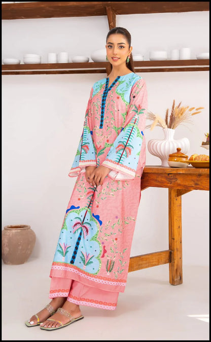 Peach Paradise Long Co-ord Set