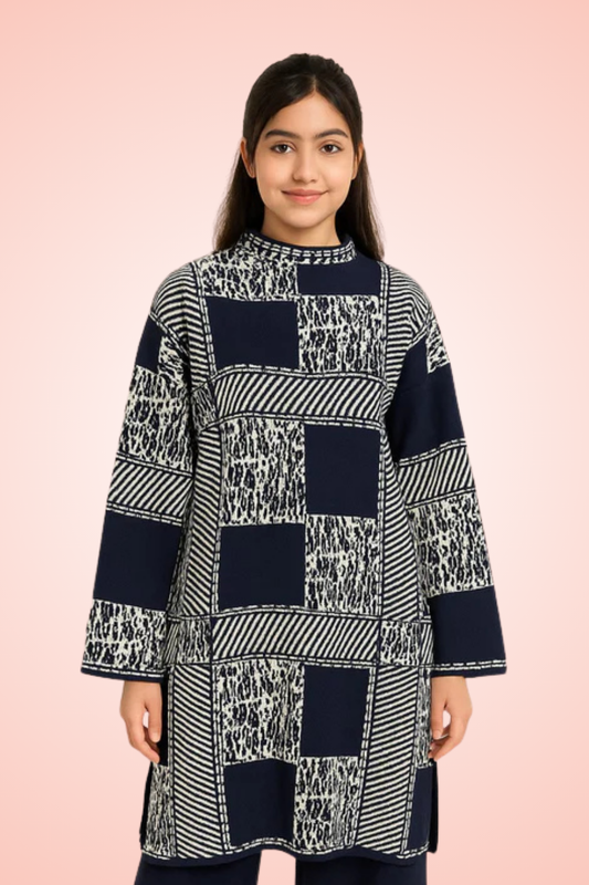 Elegant Navy Co-Ord Set