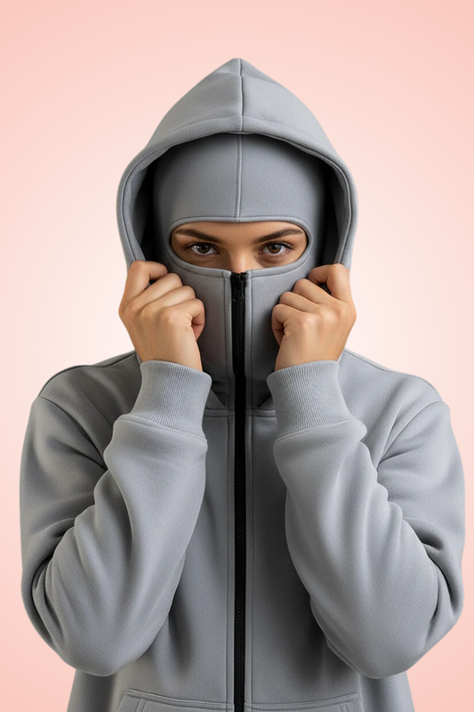 Gray Ninja Hoodie