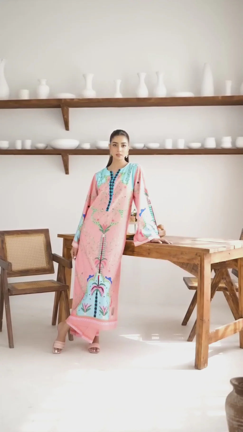 Peach Paradise Long Co-ord Set