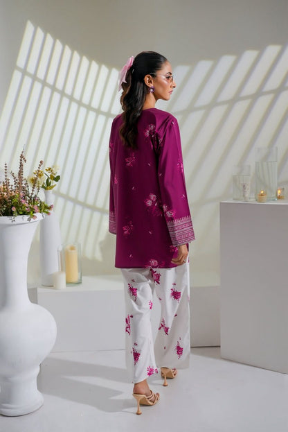 Digital printed cord set Magenta