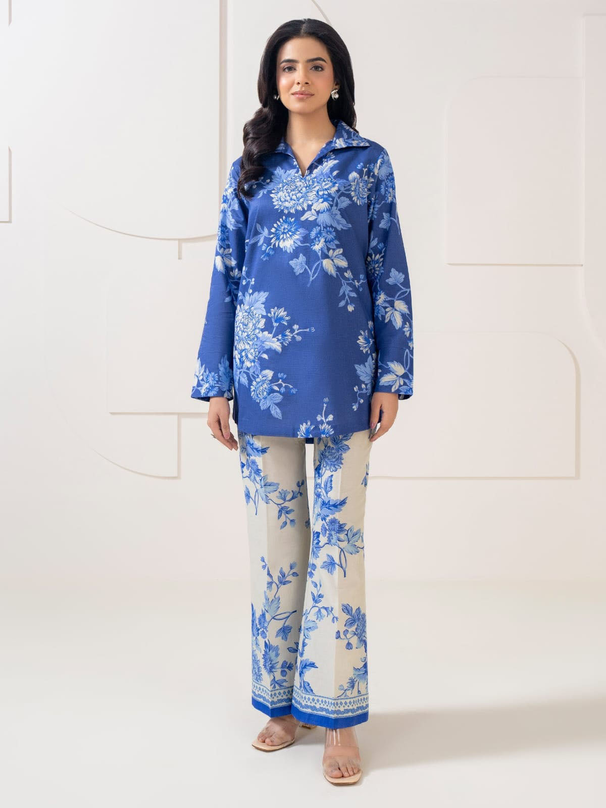 Stuff lawn viscose Blue