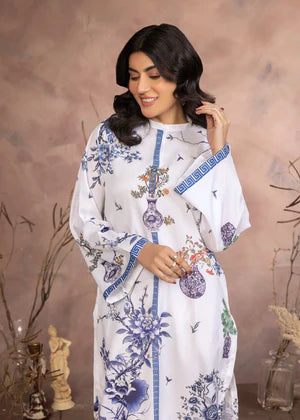 Azure Vase Swiss Lawn Co-ord Set