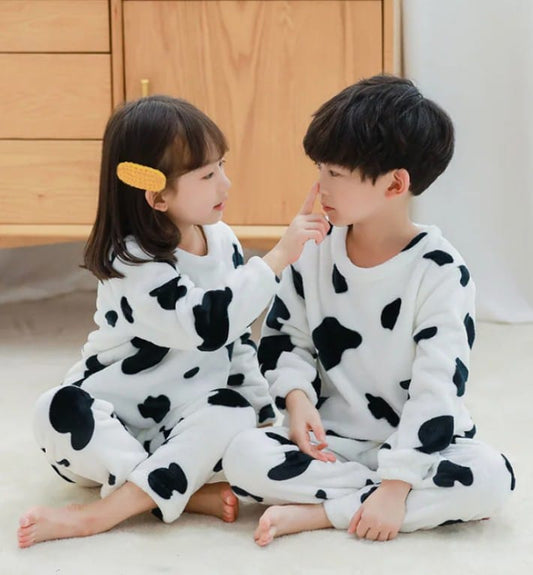 White Cow Kids Sweatshirt & Pant