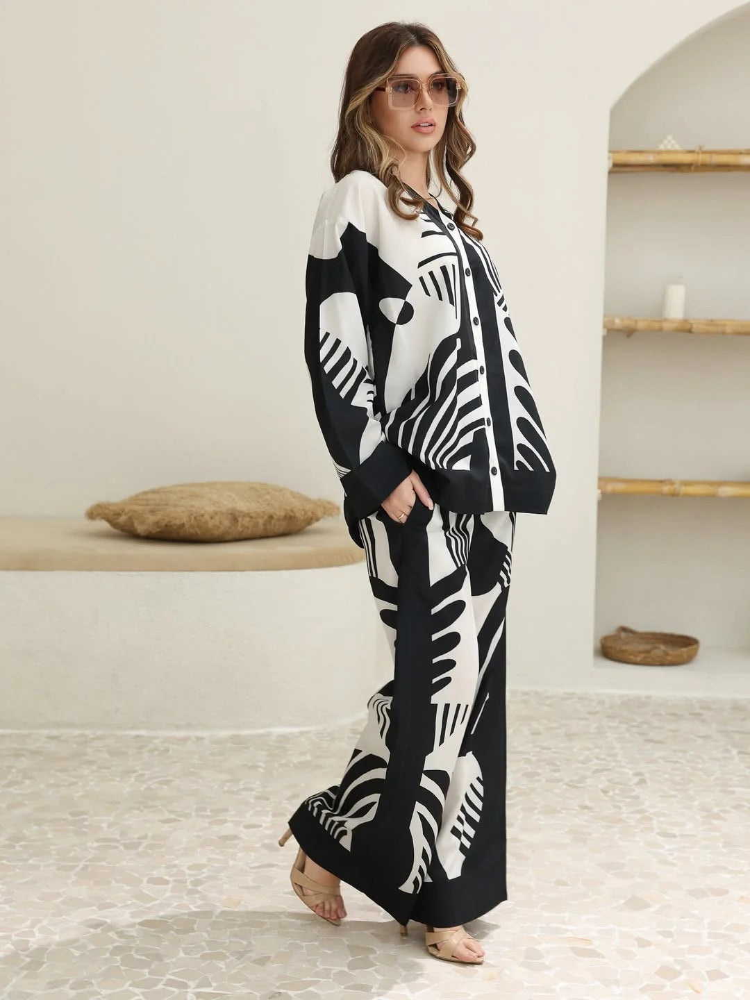 Printed Digital Shirt With Printed Flapper