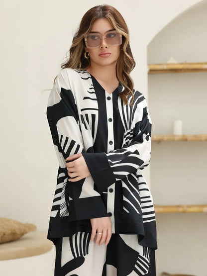 Printed Digital Shirt With Printed Flapper