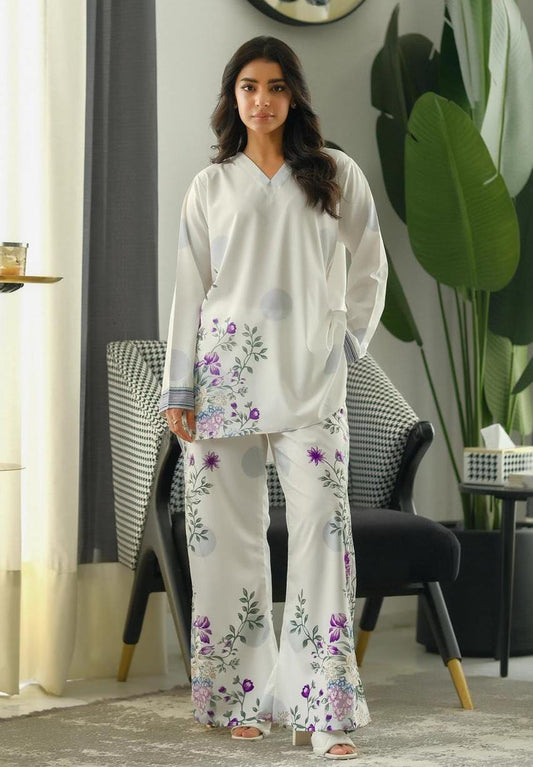 Digital printed cord set White