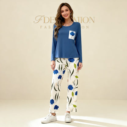 Chic Loungewear in Blue