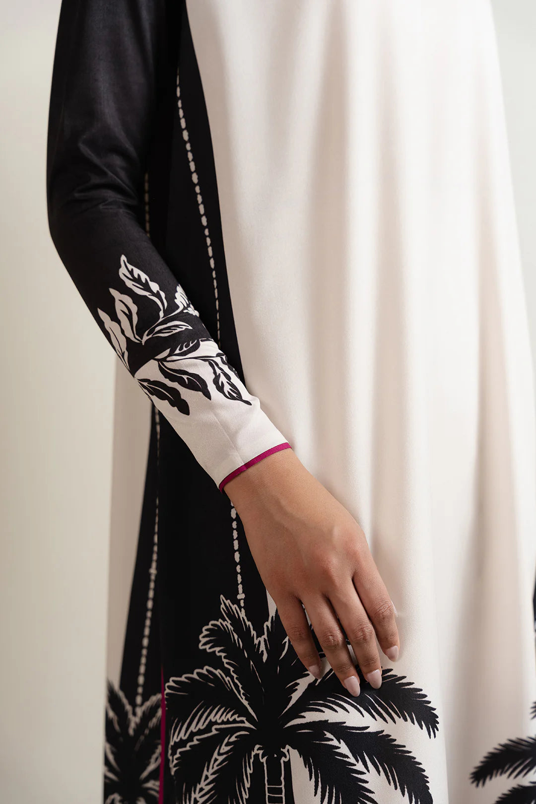 Long Co-ord Set Black & White