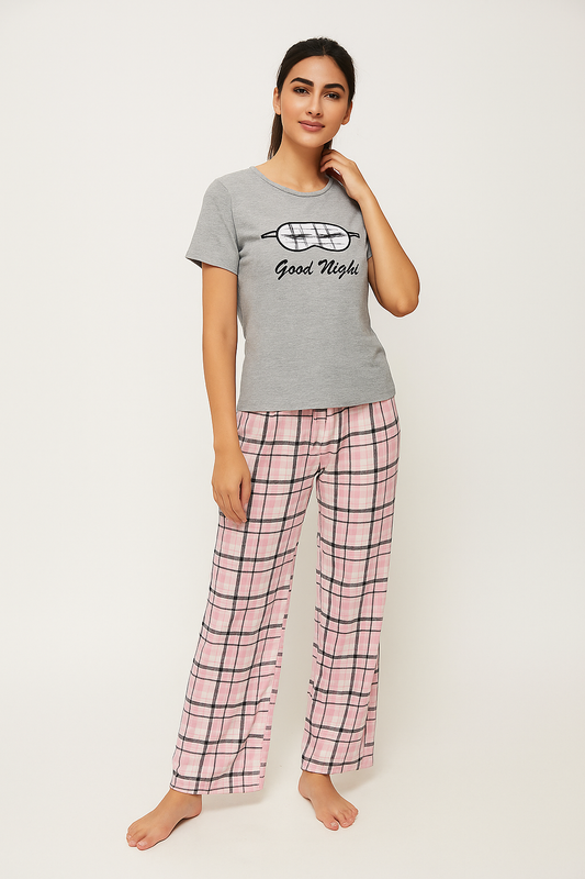 Sweet Slumber Plaid Pajama Set