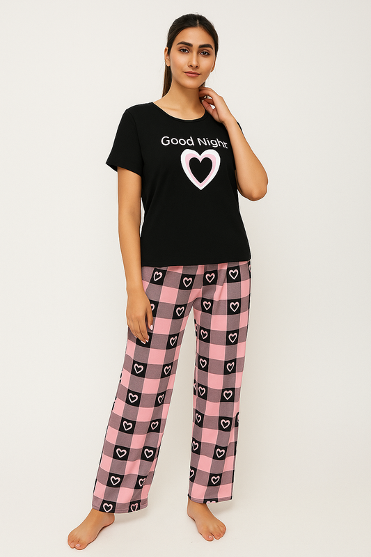 MidNight Bloom Nightwear Set