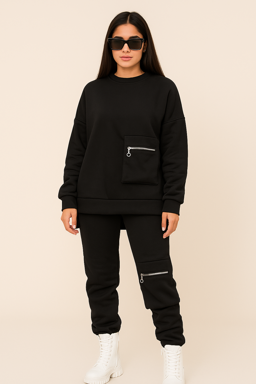 Charcol Poket Style Tracksuit
