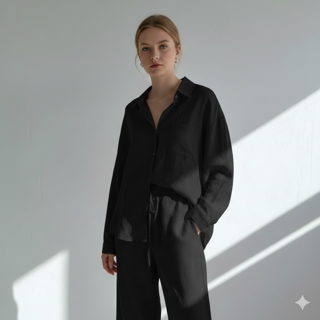 Button Down Shirt Co-ord set