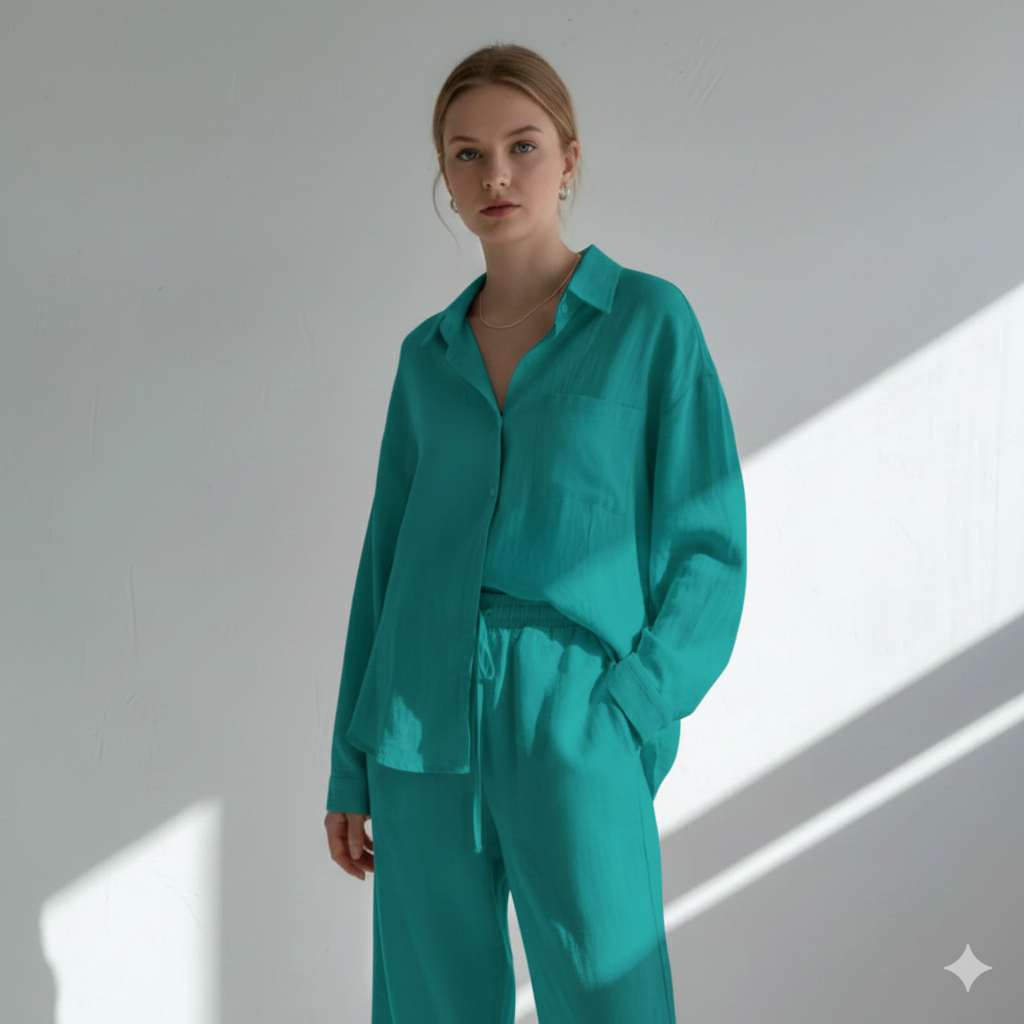 Button Down Shirt Co-ord set