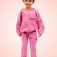 Pink Warm Sweetshirt & Trauser SET